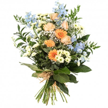 Country Style Tied Sheaf Funeral Arrangement