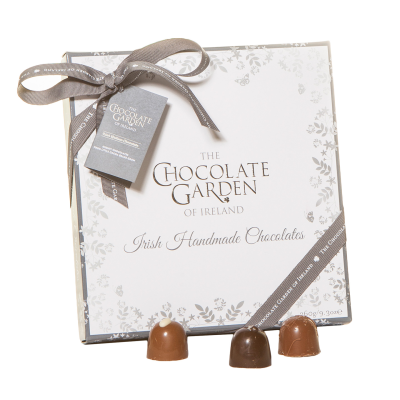 Irish Handmade Chocolates - Gift wrapped box of assorted chocolates from the Chocolate Garden, handmade in Ireland.  The perfect enhancement to your floral gift.  Available in box of 20 or 30 chocolates.

This product is available as an add on item to your floral gift.